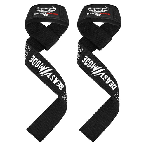 BEAST RAGE PowerGrip Lifting Straps