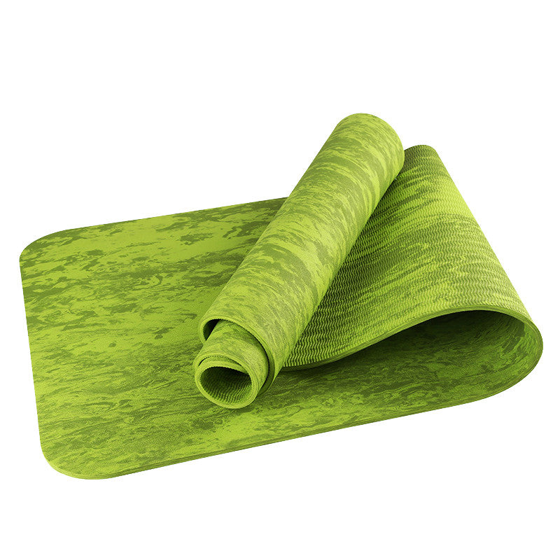 Camouflage Comfort Yoga Mat Green