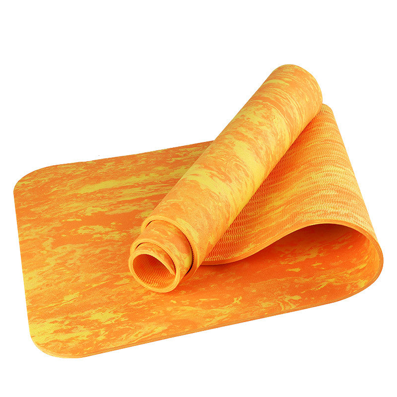 Camouflage Comfort Yoga Mat Orange