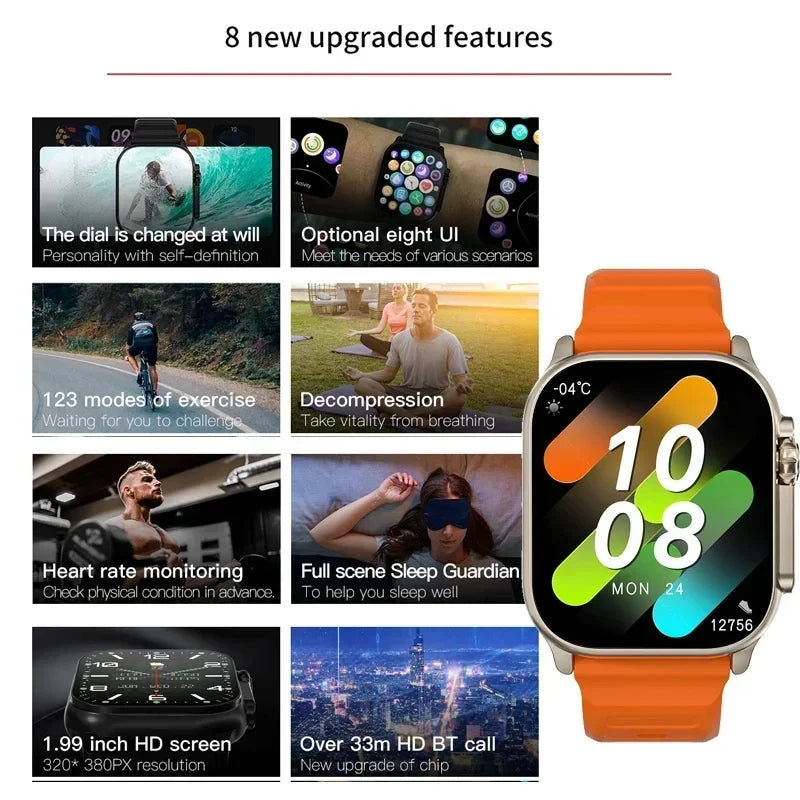 LAXASFIT X10 Ultra | The Ultimate 2.01" AMOLED Smartwatch
