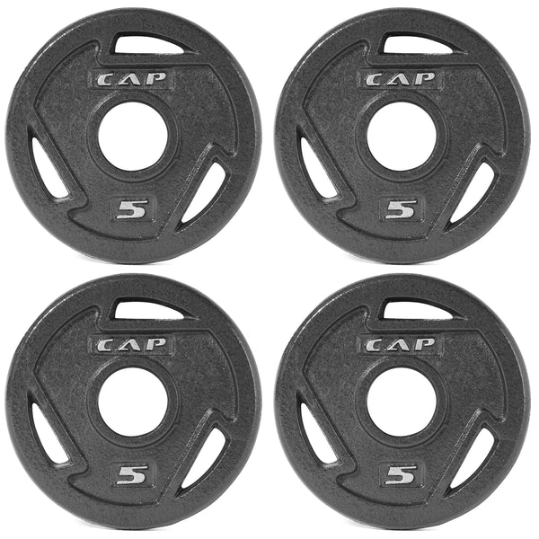 CAP Olympic QuadGrip Plate Set